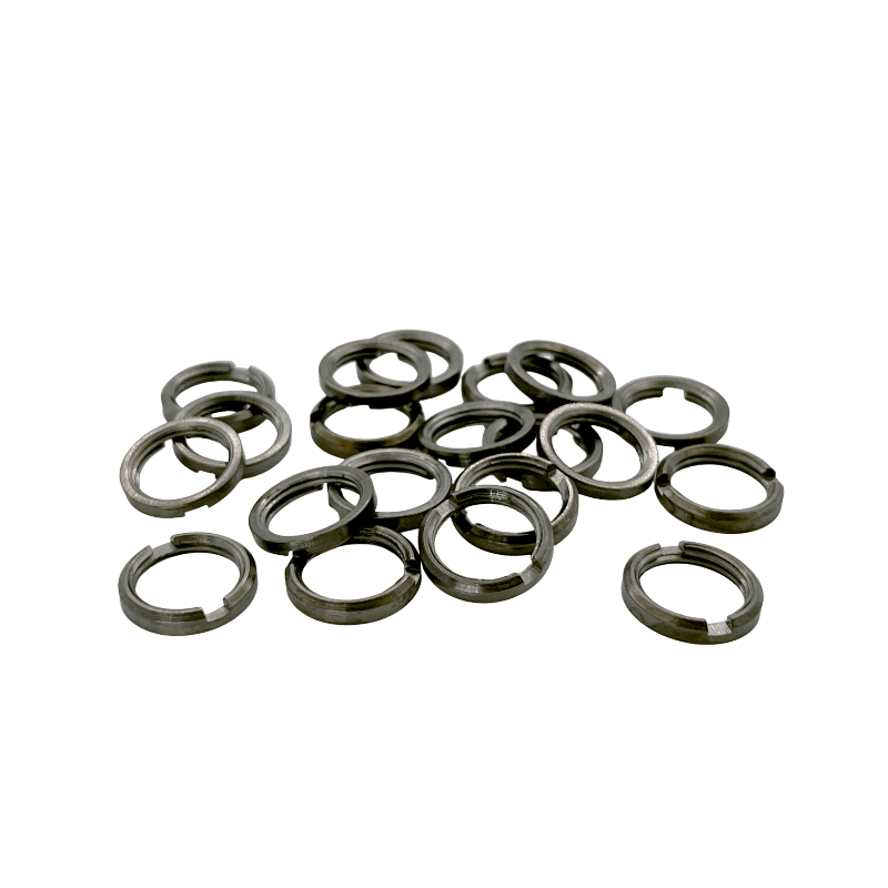 Smooth Nuts Black M9 x 0,75