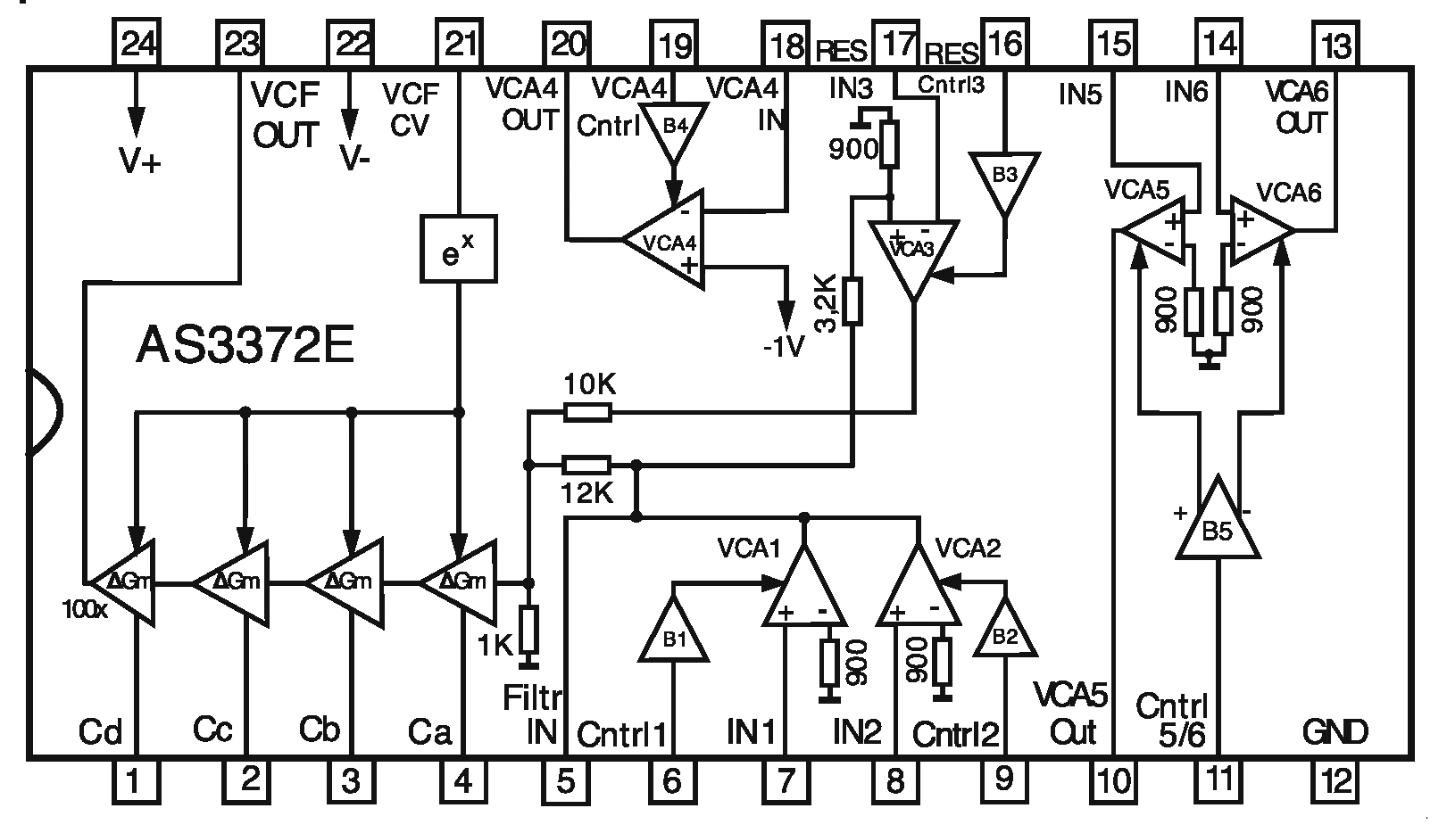 Alfa Rpar - AS3372E - µP Controllable Signal Processor