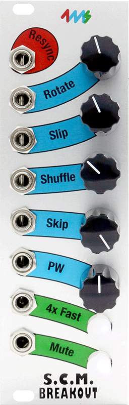 4ms - Shuffling Clock Multiplier Breakout (Silver)