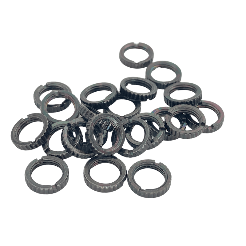 Knurled Nuts Black