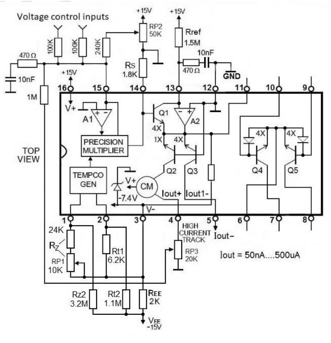 Alfa Rpar - AS3341D - linear in dB temperature compensated voltage controlled current source (VCCS)