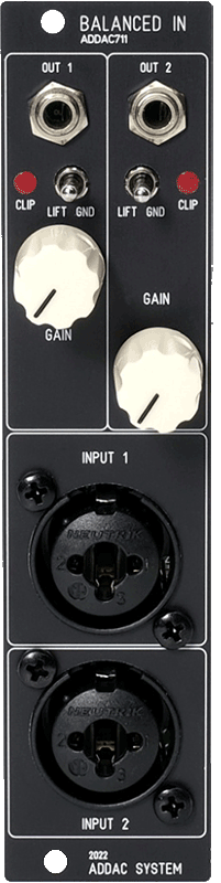 ADDAC System - 711 Balanced Inputs