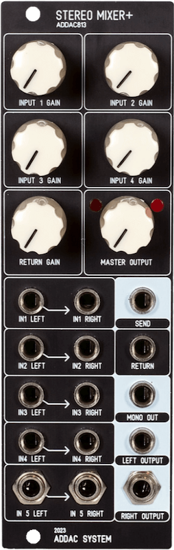 ADDAC System - 813 Stereo Mixer+