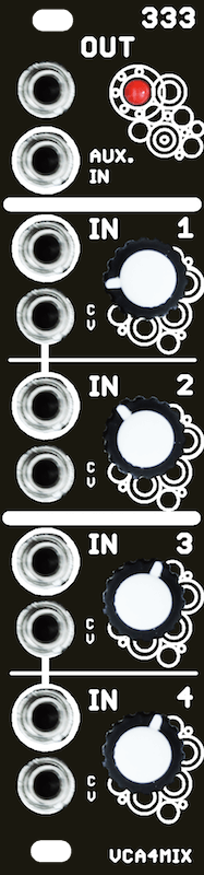 333modules - VCA4Mix