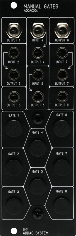 ADDAC System - 304 Manual Gates