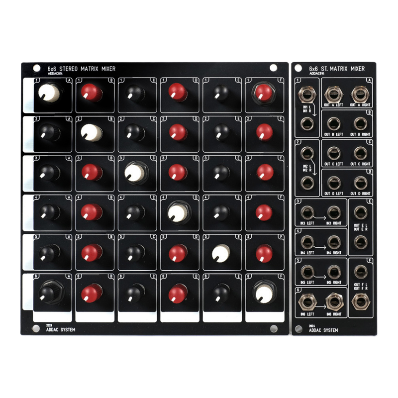 ADDAC System - 814A+B 6x6 Stereo Matrix Mixer
