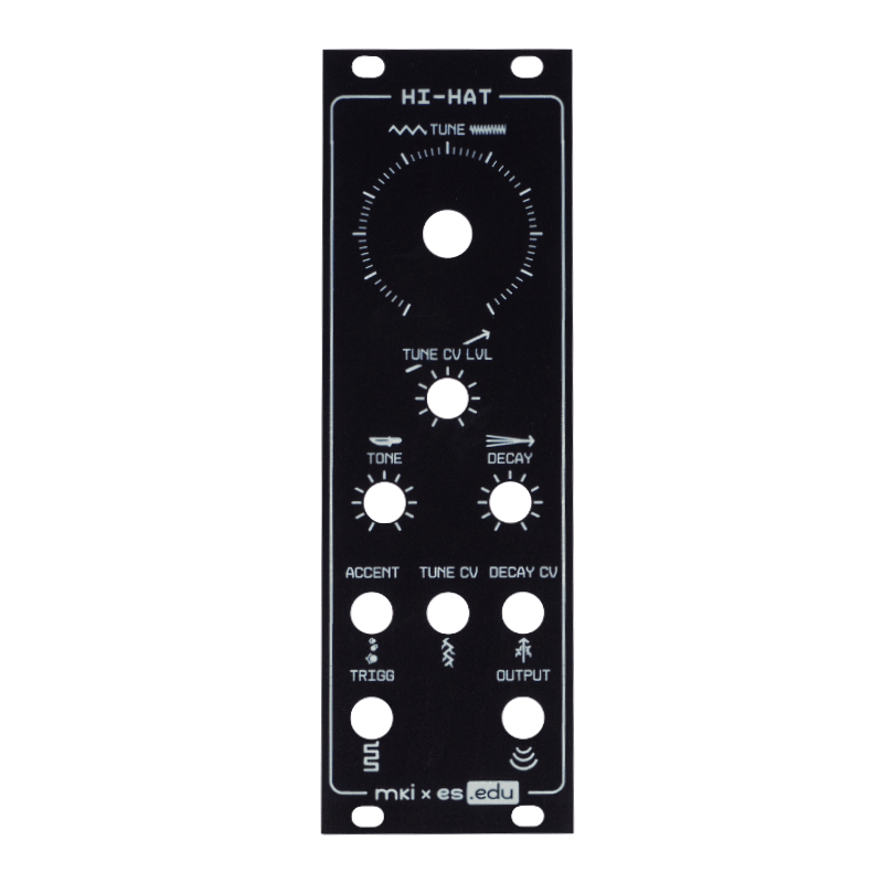 Erica Synths - EDU DIY Hi Hat Konstrukt-8 Panel