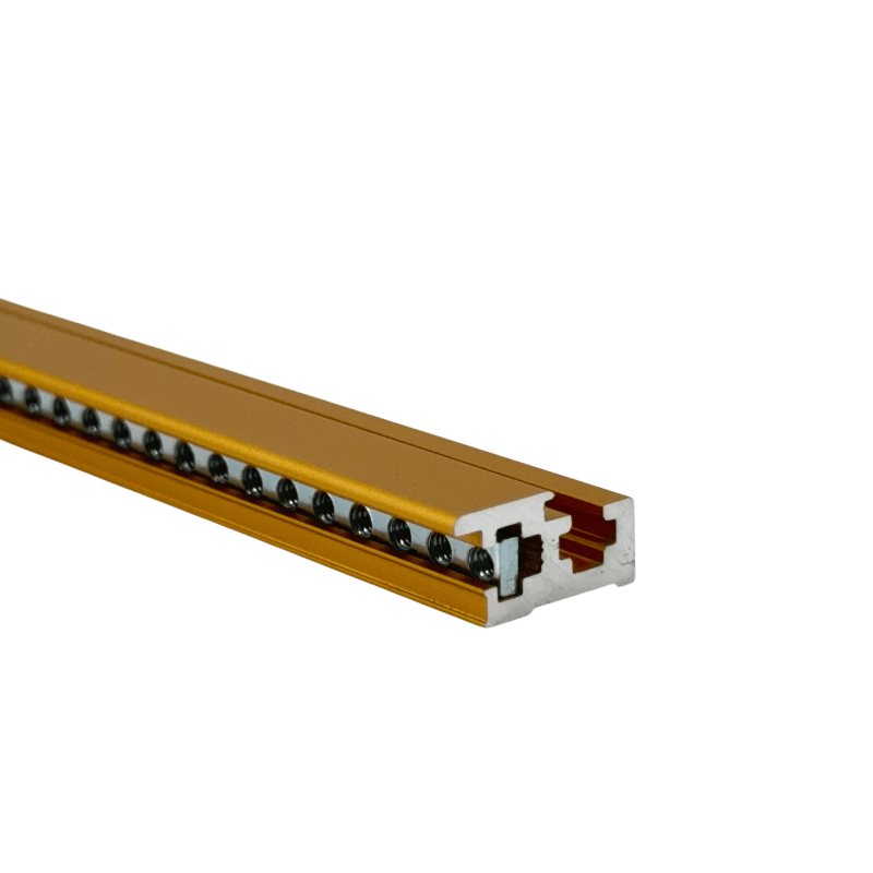 Eurorack Rails - Low Profile - Type A (gold) - 126 HP