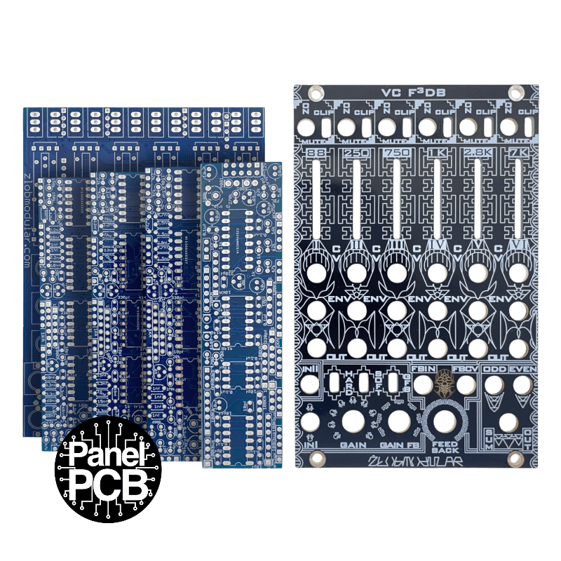 F3db Rectangular Function Zlob Modular - VC F3DB (Panel PCB) | 101014