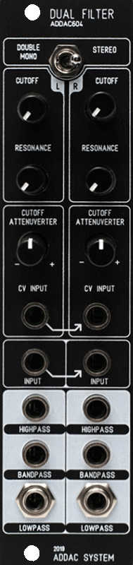 ADDAC System - 604 Dual Filter