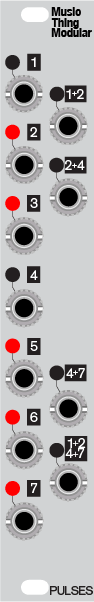 Music Thing Modular - Pulses (Turing Machine Expander)