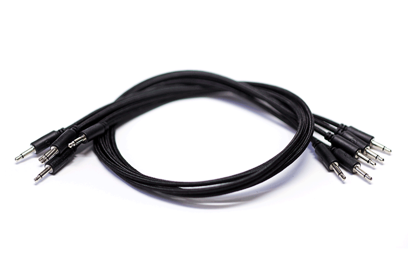 Making Sound Machines - Braided Patch Cables (5 pcs)