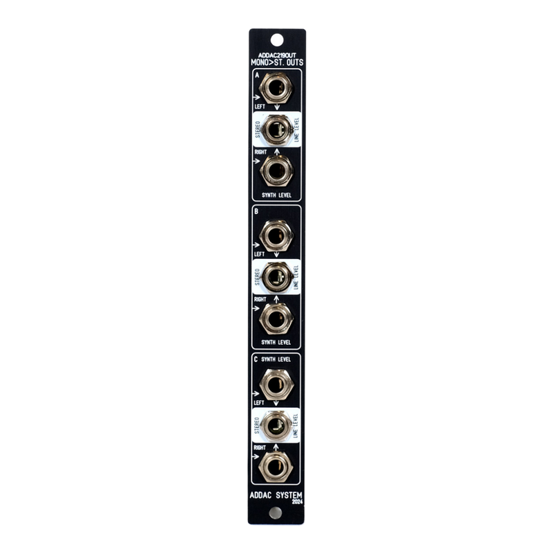 ADDAC System - 219OUT Dual Mono > Stereo