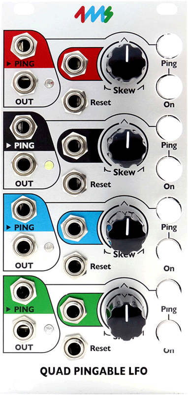 4ms - Quad Pingable LFO (Silver)