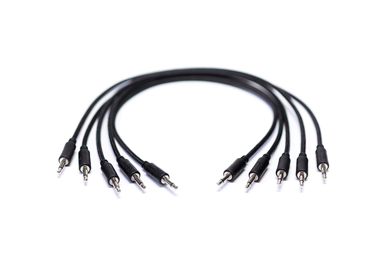 Making Sound Machines - Braided Patch Cables 30cm (5pc)