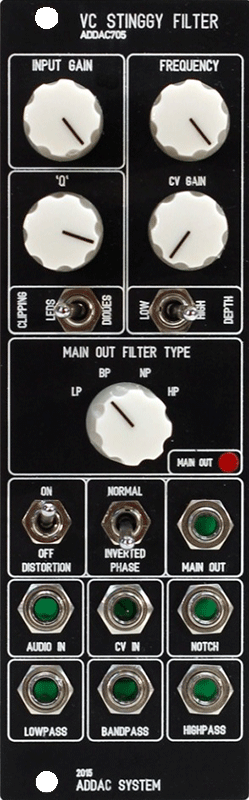 ADDAC System - 705 VC Stinggy Filter