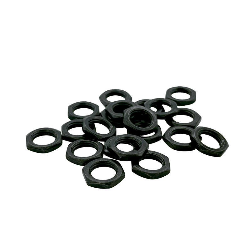 Hex Nuts Black M7 x 0,75 (10 pcs)