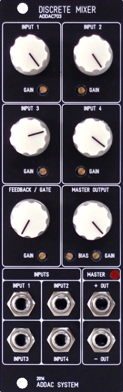 ADDAC System - 703 Discrete Mixer