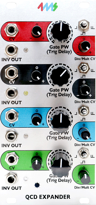 4ms - Quad Clock Distributor Expander (Silver) | 100353 4ms - Quad Clock Distributor Expander (Silver) | 100353