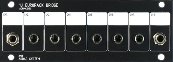 ADDAC System - 213C Eurorack Bridge (1U)